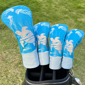 Thêu rùa biển No. 1 Vỏ bọc nắp gỗ Fairway Câu lạc bộ Golf
