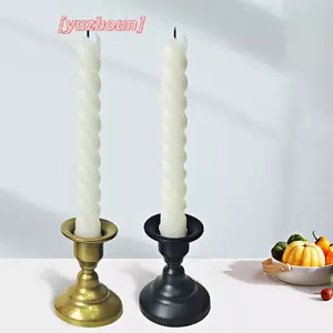 Kim Loại Cổ Điển Nến Nến Trụ Sắt Nghệ Thuật Candlesti Cho Tiệc Cưới Trang Trí Mini Retro Nến Sti Đứng