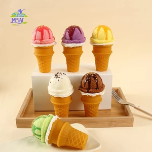 Mô hình nón kem mô phỏng - Đồ chơi giải nén vui nhộn để giảm căng thẳng