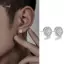 JULYHOT Bông Tai Zircon Vỡ Cho Nam Bé Trai Thép Titan Tròn Bông Tai Nhỏ Tối Giản Trang Sức Quà Tặng Massivedeals