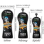 Vỏ câu lạc bộ Golf Skull mới No. 1 Fairway Gỗ Câu Lạc Bộ Đầu Lông Cừu Vỏ Bảo Vệ Vỏ Golf