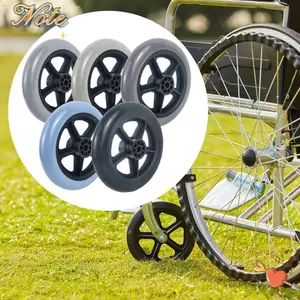 NOTE1 Xe đẩy mua sắm Bánh xe, Bánh xe lăn thay thế 5 inch, Xe đẩy du lịch chống trượt linh hoạt Phụ kiện xe lăn