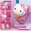 Đồng hồ điện tử Kitty bé gái – Thiết kế lật nắp dễ thương, phát sáng nhạc vui nhộn