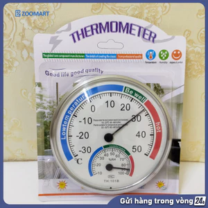 Đồng Hồ Đo Nhiệt Độ Và Độ Ẩm Cơ Học, Màn Hình Rõ, Dễ Đọc, Dùng Trong Phòng, Chuồng Trại, Nhà Yến