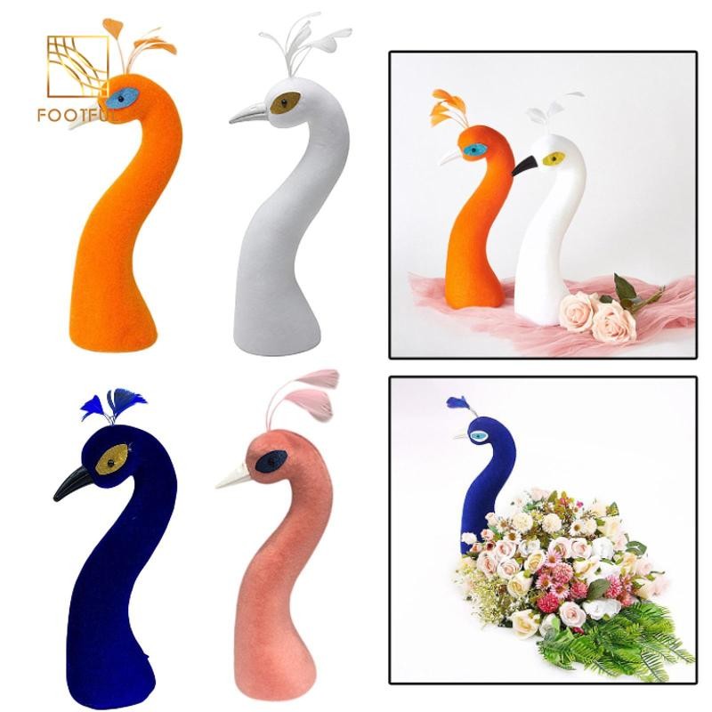 Đầu Mannequin Con Công, Trang Trí Sắp Xếp Hoa, Mô Hình Con Công Trang Trí Nhà Bàn Trung Tâm Cho Tiệc Kỷ Niệm