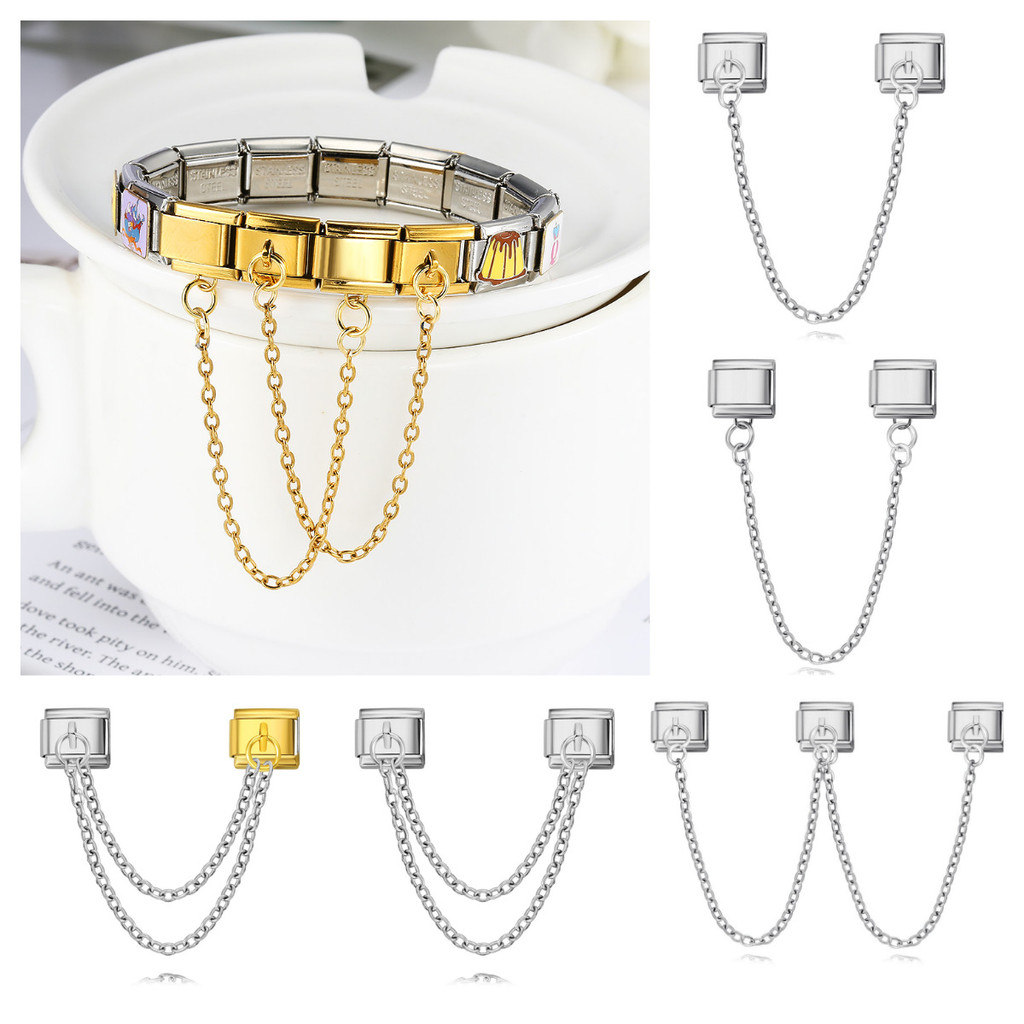 Dây chuyền và vòng tay thép titan mô đun, trang sức thời trang