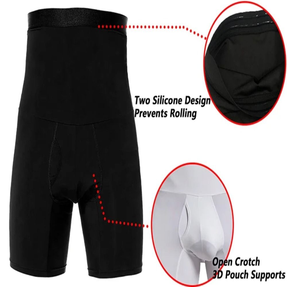 FEDAOG Body Shaper, Giảm Béo Bụng Giảm Bụng Quần Short Kiểm Soát Bụng, Cao Cấp Nén Giảm Béo Định Hình Nam