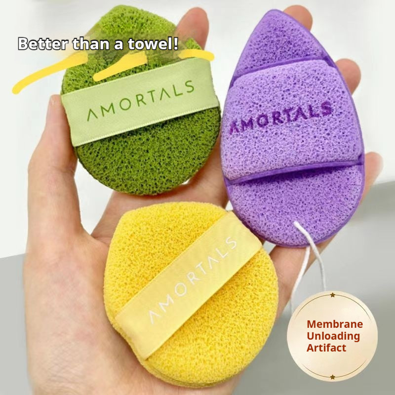 Mút rửa mặt Amortals Smile Cleansing Puff Water Drop Găng tay rửa mặt Puff Amortals Cleansing Puff  IS30