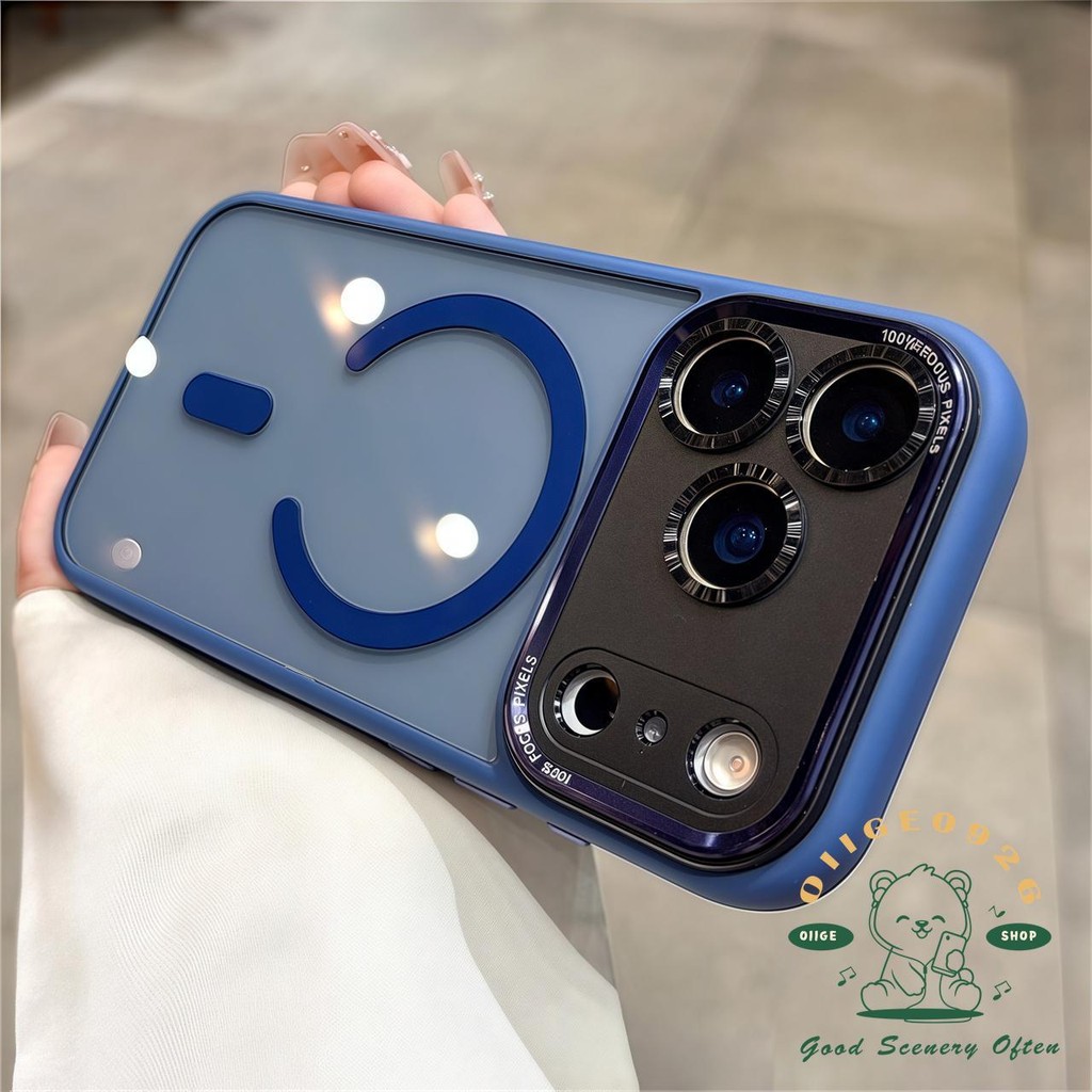 【 Ốp lưng iPhone17 】 Vỏ điện thoại từ tính cảm giác da cam iphone17 Pro Max 16 15 14 cho vỏ iPhone Vỏ mềm silicon TPU chống sốc