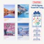 Vở Kẻ Ngang B5 Tập Sinh Viên Ghi Chép, Viết Bài, Bìa Travel Chống Nước Vở 80 Trang Giấy Mịn NB5-08-0303 -AT