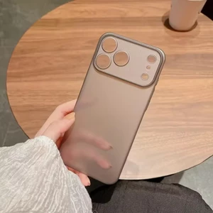 Ốp lưng mờ thoáng khí mỏng nguyên bản cho iPhone 17AIR 17PRO 17 16 15 Pro Max Vỏ bảo vệ chống rơi thân thiện với da mờ
