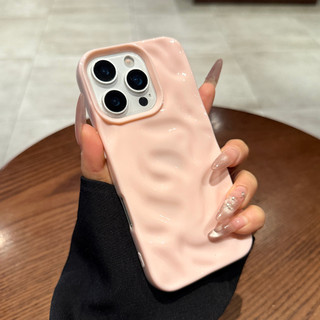 3D Không Đều Nếp Nhăn Sao Băng Điện Thoại Ốp Lưng Điện Thoại iPhone 16 15 14 Plus 13 12 11 Pro Max Chống Sốc Bóng Mềm Mại