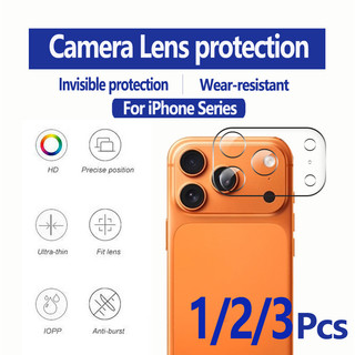 Dành Cho iPhone 17 3D Kính Cường Lực Bảo Vệ Ống Kính Cho iPhone 17 Air 16 15 14 13 12 11 Pro Max Plus 13 12 Mini 9H Bảo Vệ Toàn Diện Siêu Trong Suốt Chống Trầy Xước Màn Hình Camera Kính Phim