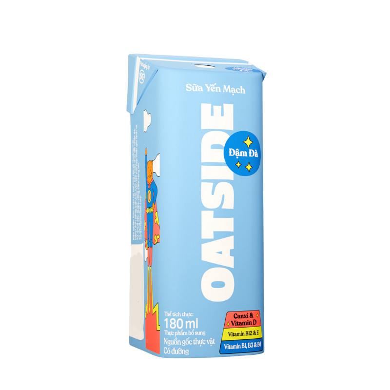 Sữa Yến Mạch Oatside Deluxe Có Đường Đa Dạng Size - Giàu dinh dưỡng từ yến mạch