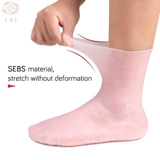 Tất chăm sóc bàn chân silicon dùng tại nhà với gel dưỡng ẩm, bảo vệ khỏi nứt