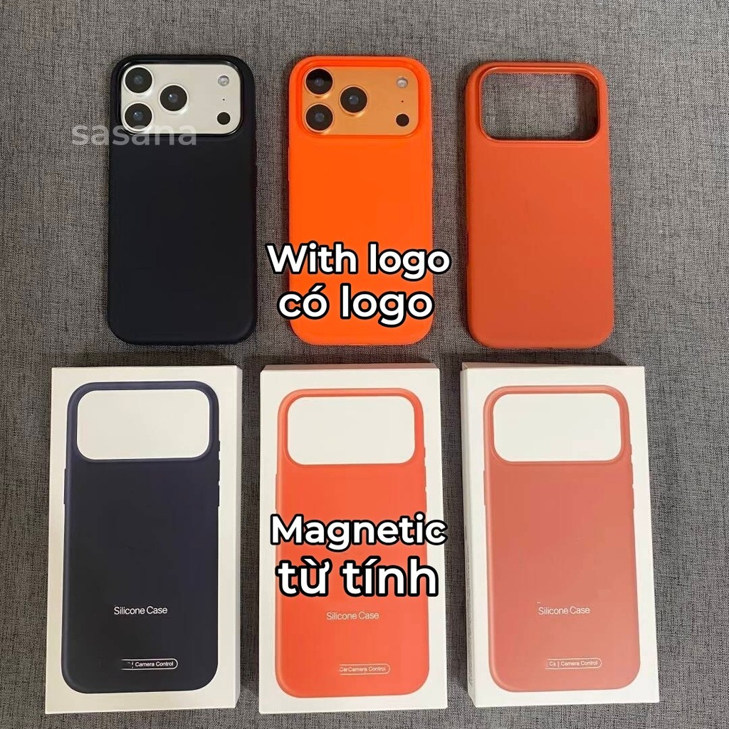 Silicon lỏng từ tính cho iphone 17ProMax / 17Pro / 17Air / 17 Vỏ điện thoại chất lượng cao Hoạt hình bật lên