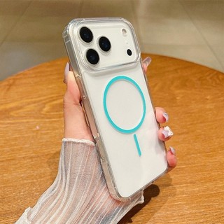 Ốp Điện Thoại Từ Trong Suốt Cho iPhone 17ProMax 16 15 14 13 12 11 Vỏ Bảo Vệ Chống Sốc