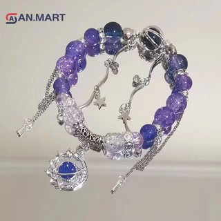 Bigdealssuper Mùa Hè Ngọt Ngào Lãng Mạn Pha Lê Hạt sel Vòng Tay Cho Bé Gái Handmade Thời Trang Tươi Cổ Tay Dây Chuyền Tình Bạn Trang Sức Quà Tặng Siêu