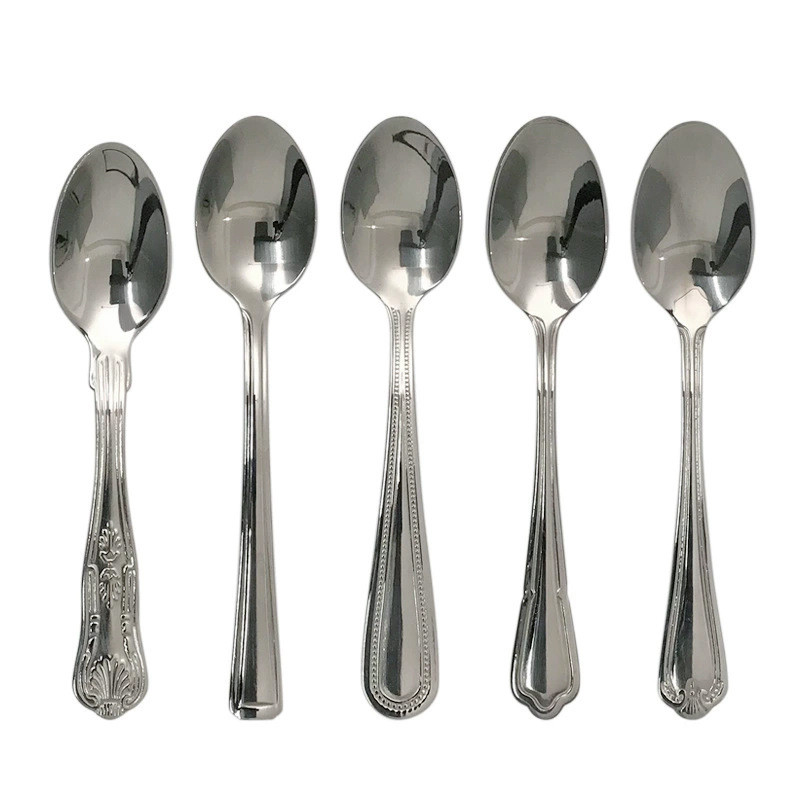 Thìa Cà Phê Bằng Thép Không Gỉ Thìa Mini Hộ Gia Đình Trẻ Em Thìa Nhỏ Gia Vị Thìa Sáng Tạo Dây Khuấy Thìa Cà Phê Thìa PMXG