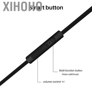 Xihoho Cáp âm thanh Xihoho 3,5mm tích hợp trong mic nam để có độ bền cho xe điện thoại (màu đỏ)