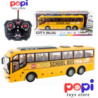 Đồ Chơi Xe Buýt RC – Xe Bus Thành Phố Điều Khiển Cho Bé, Pin Sạc & Cáp USB Đi Kèm