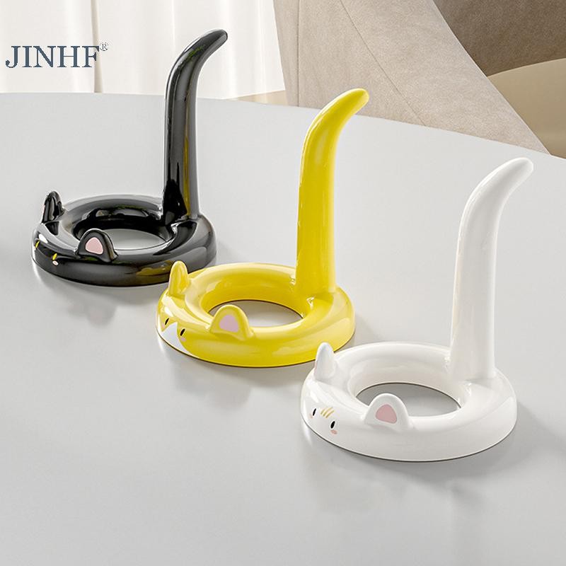 Giá đỡ điện thoại di động hoạt hình dễ thương và ngọt ngào JINHF, Giá đỡ điện thoại di động để bàn sáng tạo, có thể được sử dụng làm đồ trang trí HOT