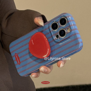 Ốp lưng iPhone 17ProMax 17Pro 17Air Apple iPhone Case Blue Red Sọc 16ProMax 16Pro 16 15ProMax 15Pro 14ProMax 13ProMax 16Plus 15Plus 14Plus 7 / 8Plus Giá đỡ bàn cầm điện thoại