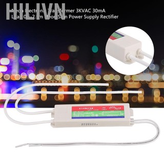 hilivn Máy biến áp điện tử Neon Nguồn điện tải cao áp 3KVAC 30mA cho bảng quảng cáo và đèn lớn