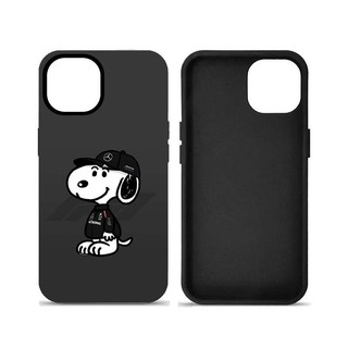 Ốp Điện Thoại Thích Hợp Cho iPhone Benz Snoopy 17pro Ốp Lưng Điện Thoại iPhone16 Film 15 2 Trong 1 14 Hai Lớp 13 Retro 12x Vỏ Bảo Vệ TMFA