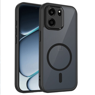 Ốp Điện Thoại Từ Tính Màu Đen Cho OnePlus Nord CE6 CE5 Ace 6 6T 5 Pro Ultra Racing Bốn Góc Túi Khí Chống Rơi Vỏ Bảo Vệ A012