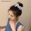 VFZ Thời Trang Hàn Quốc Hoa Scrunchies Nữ Cô Gái Tóc Co Giãn Dây Cao Su Phụ Kiện Buộc Tóc Vòng Dây Mũ Đội Đầu OTE