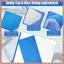 Bộ 3 Airbrush Booth Filter Kit Paint Booth Filter Pad Booth Bộ lọc ống xả Bộ lọc sợi thủy tinh Thay thế bộ lọc (R F C V)