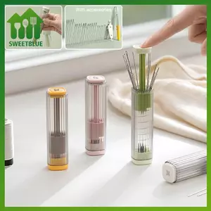 SWEET Từ Ép Hộp Kim Nhựa Đa Chức Năng May Bảo Quản Ống Di Động May Nhà Bộ May Tiết Kiệm Không Gian n