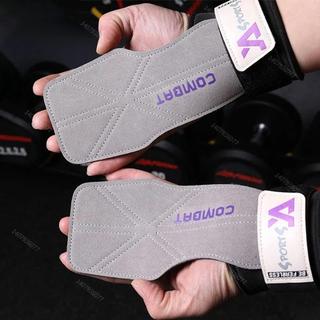 1 Cặp 3 Lớp Da Bò Găng Tay Nâng Cân Deadlift Grip Miếng Lót Cho Tập Thể Dục Tập Gym Dây Đeo Cổ Tay Tập Luyện Găng Tay Kéo