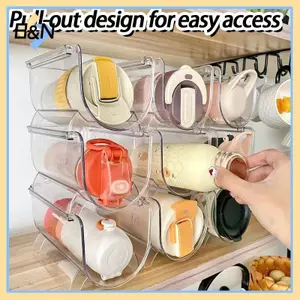 B & N Nhiều Lớp Staable Giữ Nhiệt Cốc Nhà Bếp Cốc Nước Lưu Trữ Ra Kệ Bảo Quản Bình Nước Hiển Thị Ra.