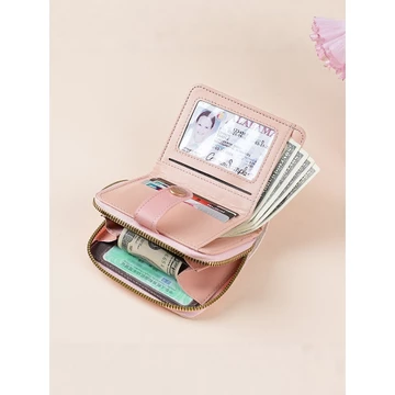 ví cầm tay nữ ví cầm tay nữ sang chảnh 2026 Phong Cách Mới Mèo Ví Ngắn Nữ Sinh Viên Nhật Bản Hàn Quốc Ví Hoạt Hình Dễ Thương Tươi Dây Kéo Ví Đựng Tiền Xu