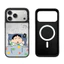 Gương Từ Tính Dễ Thương Pyjama Bé Trai Ốp Lưng Điện Thoại IPhone 17 16 15 14 13 12 11 Pro Max 17 Vỏ Khí Chống Sốc Bảo Vệ Vỏ