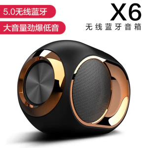 Loa Bluetooth Home X6 Phong Cách Mới Loa Siêu Trầm Không Dây Thẻ Loa Bluetooth Mini