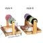 QEARY Sợi Bóng Winder, Xoay Khung Có Thể Tháo Rời Sợi Đứng, Di Động DIY Gỗ Handmade Giá Để Đồ Studio