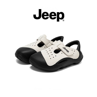 JEEP Phong Cách Mới Baotou Dép Thường Ngày Trẻ Em Chống Trơn Trượt Chống Mài Mòn Nhanh Khô Giày Đi Biển Phong Cách Mùa Hè