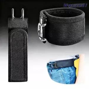 WANYEDI Móc đai không khóa, Thắt lưng đàn hồi Unisex có thể điều chỉnh, Quà tặng Khóa thắt lưng Thắt lưng đàn hồi thoải mái
