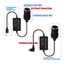 Btsg 5V đến 12V Xe Bật Lửa Ổ Cắm Adapter Xe Ô Tô Ổ Cắm Điện Chuyển Đổi Kết Cấu Nhựa Cho Thiết Bị Kỹ Thuật Số Điện Conversio
