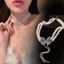 Hàng Ngày Bữa Tối Đẹp Bữa Tiệc C-Bit Vòng Cổ Bướm Ngọc Trai Hai Lớp Cao Cấp Xương Đòn Dây Chuyền Sang Trọng choker Vòng Cổ N3122026-6-11