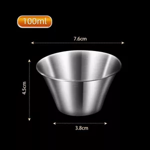 Cốc cân bằng thép không gỉ 304 Hạt cà phê Cốc đo đặc biệt Cà phê Cốc chiết xuất Espresso lỏng [Barista Khuyến nghị] 26.6.15