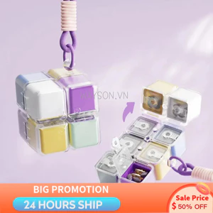 {SẴN SÀNG} Hộp đựng thuốc 8 lưới Magic Cube