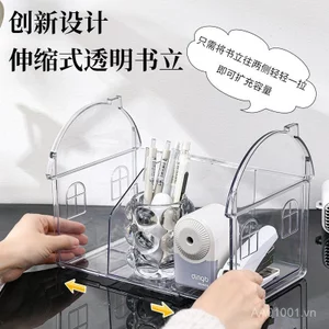 Máy tính để bàn dành cho sinh viên có thể thu vào Kệ sách trong suốt dày Văn phòng phẩm Văn phòng phẩm Kệ lưu trữ Sách lưu trữ Công cụ tiện dụng XPMZ