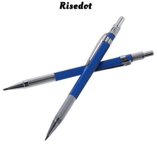 Risedot 26 Chiếc Bạc Tròn Refills, Kim Loại Đánh Dấu Máy Hàn Bút Chì, Hiệu Chỉnh Vật Dụng Với Tích Hợp Mài Bút Chì Cơ Chế Biến Gỗ