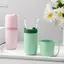 Cốc đựng bàn chải đánh răng Du lịch Bàn chải đánh răng Giá đỡ kem đánh răng Cốc nước súc miệng di động đơn giản dành cho chuyến đi công tác tại nhà Người yêu cắm trại