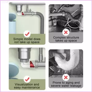 Cinna Sink Drain Backflow Preventer Chống chặn bồn rửa thoát nước Van kiểm tra cho bồn rửa