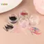 < Honeyba > 60 Cái / 200 Cái Nhiều Màu Sắc Chống Dị Ứng Bông Tai Nhựa Chống bloing Ear Stis Kit Đẹp